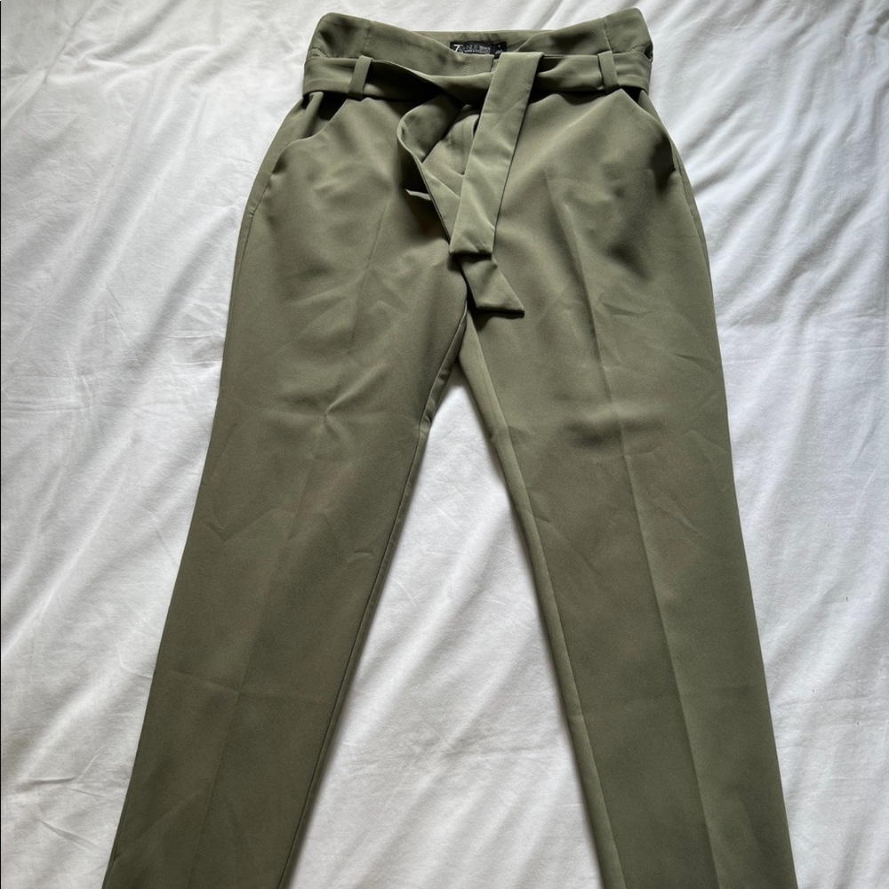 Green Social Pants 7th Avenue